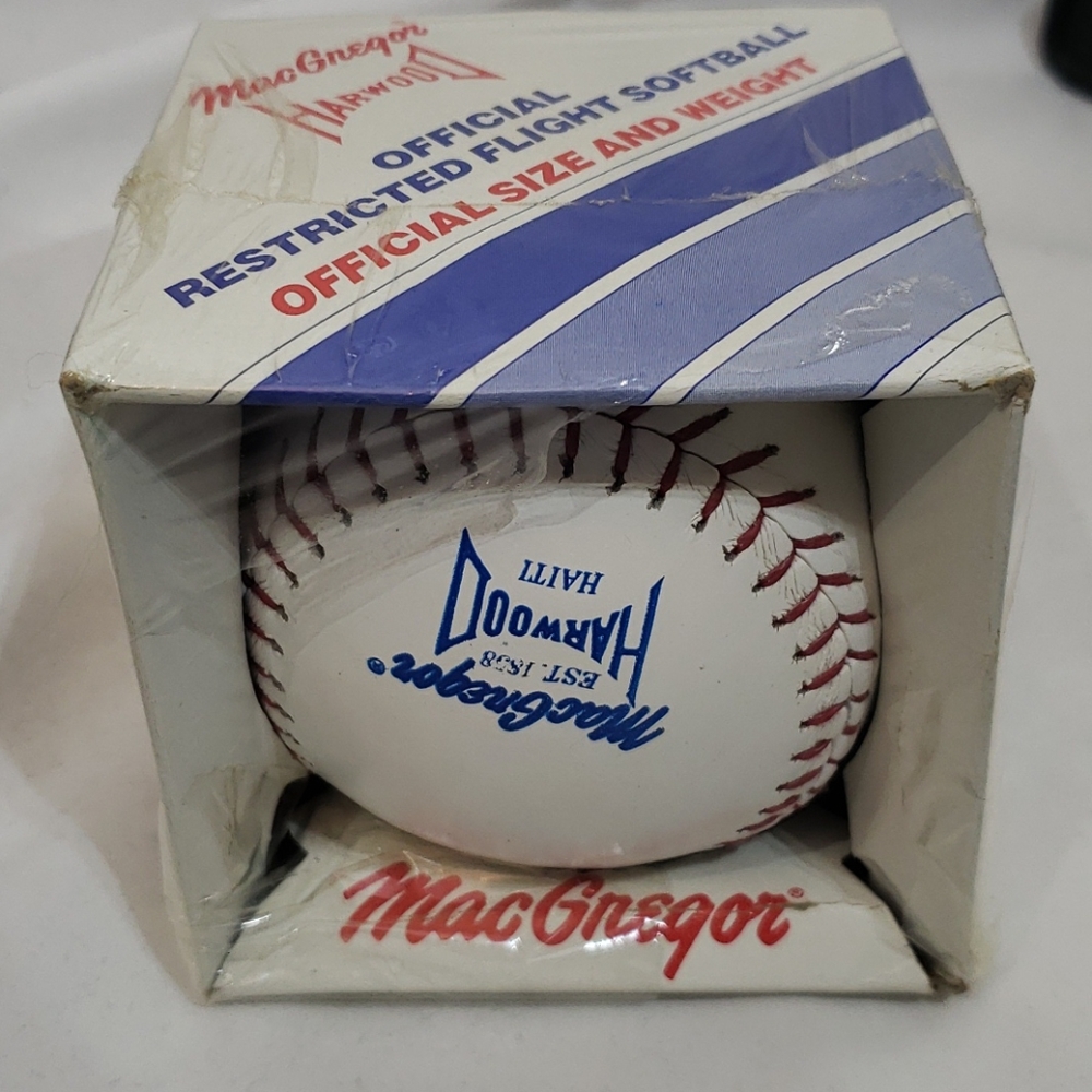 NIB Vintage MacGregor Harwood Softball
